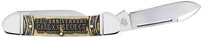 W.R. Case XX Knives Select 25th Ann 1/400 Canoe Natural Bone 10417 Pocket Knife