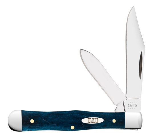 Case XX™ Knives Father's Day 'DAD' Swell Center Jack 10609 Blue Bone Pocket Knife