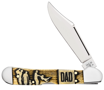 Case XX™ Knives Father's Day 1/350 'DAD' Mini Copperlock 10621 Pocket Knife