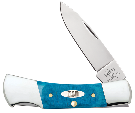 CaseXX™ Knives Father's Day Lockback 10629 Blue Bone Stainless Steel Pocket Knife