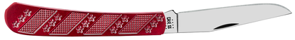 Case XX™ Knives Star Stripes Red Canvas Half Trapper Stainless 10940