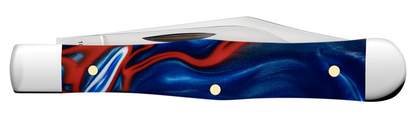 Case XX™ Knives Swell Center Jack 11220 Patriotic Kirinite Stainless Pocket Knife