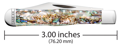 W.R. Case XX Knives Swell Center Jack 12024 Abalone Stainless Pocket Knife