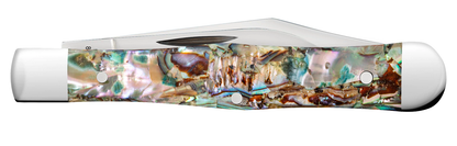 W.R. Case XX Knives Swell Center Jack 12024 Abalone Stainless Pocket Knife