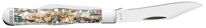 W.R. Case XX Knives Swell Center Jack 12024 Abalone Stainless Pocket Knife