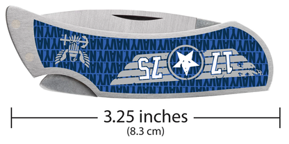 W.R. Case XX Knives Executive Lockback Blue Navy 1775 Stainless Steel 17724 Pocket Knife