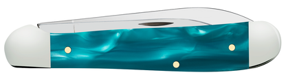 Case XX™ Knives Aqua Blue Kirinite Copperhead Stainless 18581 Pocket Knife