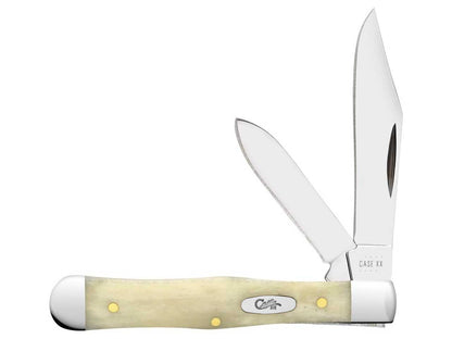W.R. Case XX Knives Swell Center Jack 22694 Natural Bone Stainless Pocket Knife