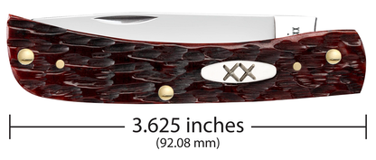 Case XX™ Knives Sodbuster Jr 25131 Jig Mahogany Bone Carbon Steel Pocket Knife