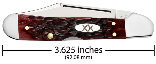 Case XX™ Knives Mini Copperlock 25134 Jig Mahogany Bone Carbon Steel Pocket Knife