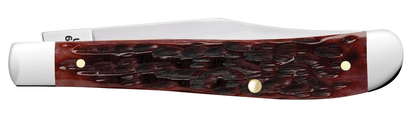 Case XX™ Knives Slimline Trapper 25135 Mahogany Bone Carbon Steel Pocket Knife