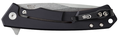 W.R. Case XX Knives Marilla Frame Lock 25880 S35VN Stainless Steel & Black Aluminum Pocket Knife