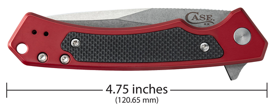 W.R. Case XX Knives Marilla Frame Lock 25881 S35VN Stainless Steel & Red Aluminum Pocket Knife