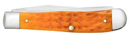 Case XX™ Knives Persimmon Orange Bone Trapper Stainless 26560 Pocket Knife