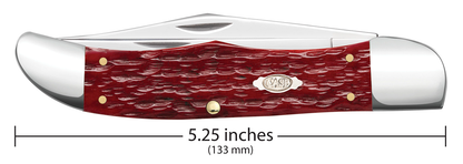 Case XX™ Knives Folding Hunter Jigged Dark Red Bone 31960 Carbon Steel