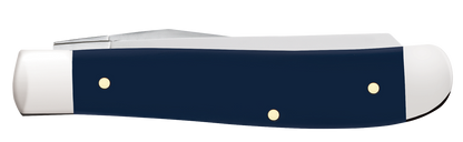 W.R. Case XX Knives Mini Trapper Air Force Blue Synthetic 32416 Stainless Pocket Knife