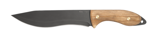 W.R. Case XX Knives Sasquatch Bowie Tan Micarta & Caswell Carbon Steel 35101 Fixed Blade