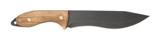 W.R. Case XX Knives Sasquatch Bowie Tan Micarta & Caswell Carbon Steel 35101 Fixed Blade