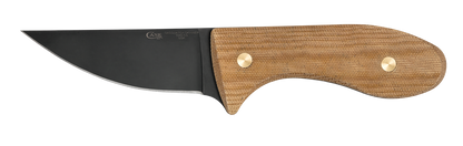 W.R. Case XX Knives Sasquatch Skinner Tan Micarta & Caswell Carbon Steel 35102 Fixed Blade
