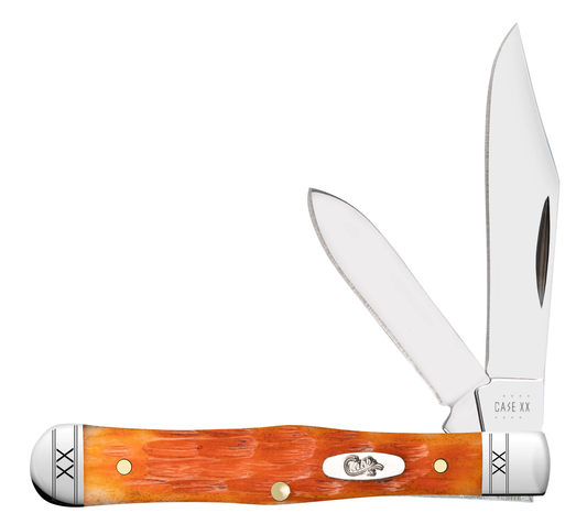 Case XX™ Knives Swell Center Jack 35811 Jigged Cayenne Bone Stainless Pocket Knife