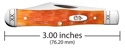 Case XX™ Knives Swell Center Jack 35811 Jigged Cayenne Bone Stainless Pocket Knife