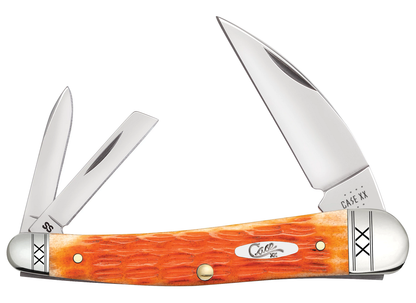 Case XX™ Knives Seahorse Whittler 35813 Crandall Jig Cayenne Bone Stainless Pocket Knife