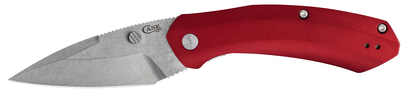 W.R. Case XX Knives Westline Liner Lock 36551 Red Aluminum & S35VN Steel Pocket Knife