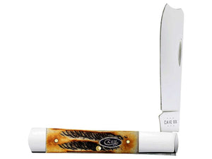 W.R. Case XX Knives Single-blade Razor Jack 6.5 BoneStag 39875 Stainless Pocket Knife
