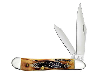 W.R. Case XX Knives Peanut 6.5 BoneStag 39876 Stainless Pocket Knife