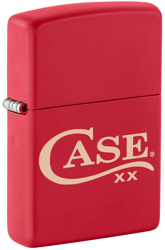 W.R. Case & Sons Cutlery Co.™ 50266 Knife Red Matte Finish Brass Zippo Lighter