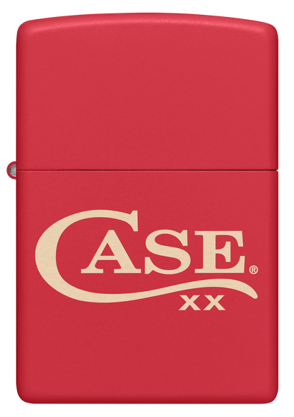 W.R. Case & Sons Cutlery Co.™ 50266 Knife Red Matte Finish Brass Zippo Lighter