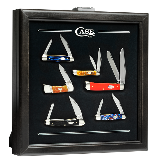 W.R. Case & Sons Cutlery Co.™ 50990 Knife Black Wood & Glass Countertop Display