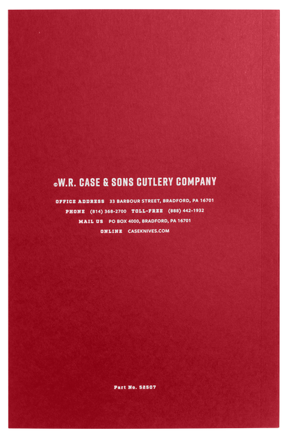 W.R. Case & Sons Cutlery Co.™ 52507 Knife W.R. Case Knife Patterns Guide Book