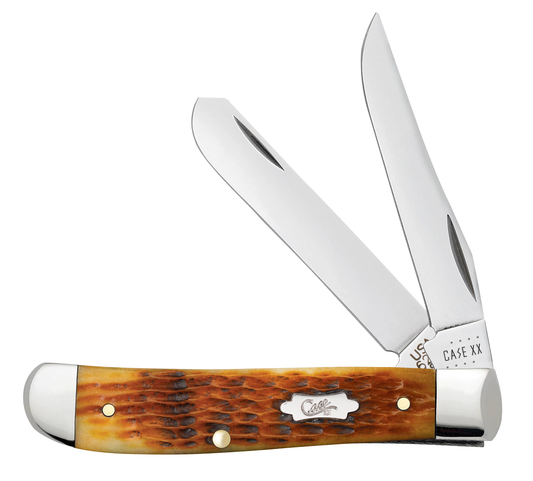 Case XX™ Knives Mini Trapper 52830 Jigged Antique Bone Stainless Pocket Knife