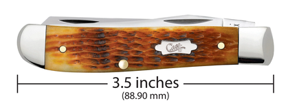 Case XX™ Knives Mini Trapper 52830 Jigged Antique Bone Stainless Pocket Knife