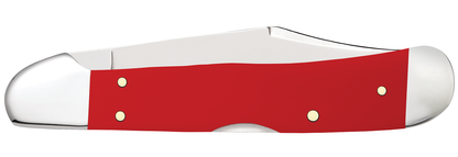 W.R. Case XX Knives Copperlock 56984 White SparXX Knives Red Delrin Stainless Steel Pocket Knife