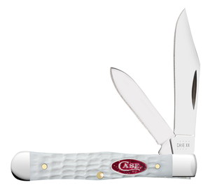 W.R. Case XX Knives Swell Center Jack 60193 Vault Release White Synthetic Pocket Knife