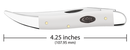 Case XX™ Knives White Synthetic Medium Toothpick Stainless 63962 Pocket Knife