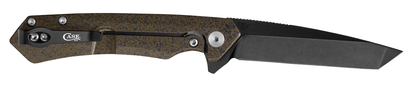 W.R. Case XX Knives 2023 Shot Show Kinzua Frame Lock 64634 Brown Speckle Aluminum S35VN Pocket Knife