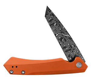 W.R. Case XX Knives 2023 Shot Show Kinzua Frame Lock 64644 Orange Aluminum & DLC S35VN Pocket Knife