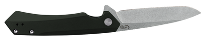 W.R. Case XX Knives Kinzua 64659 Frame Lock S35VN Steel OD Green Aluminum Pocket Knife