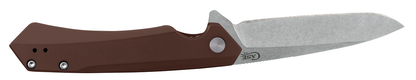 Case XX™ Knives Kinzua 64692 Frame Lock S35VN Steel Brown Aluminum Pocket Knife