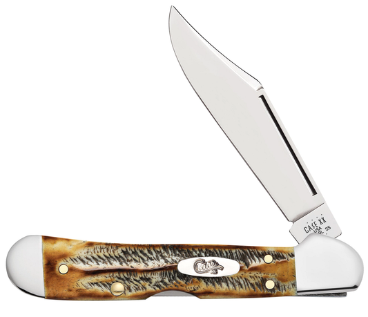 Case XX™ Knives Mini Copperlock 6.5 BoneStag 65327 Stainless Pocket Knife