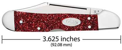 Case XX™ Knives Red Ruby Stardust Mini Copperlock Stainless 67003 Pocket Knife