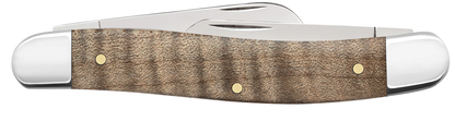 W.R. Case XX Knives Stockman 71232 Natural Curly Maple Wood Stainless Pocket Knife