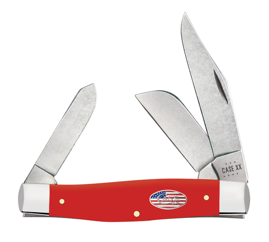 W.R. Case XX Knives American Workman Red Large Stockman 73929 Carbon Steel