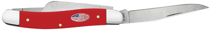 W.R. Case XX Knives 'American Workman' Medium Stockman 73931 Red Synthetic Carbon Steel Pocket Knife
