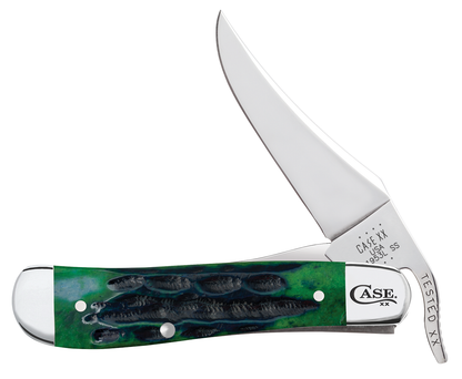 Case XX™ Knives Deep Canyon Hunter Green Russlock Stainless 75838 Pocket Knife