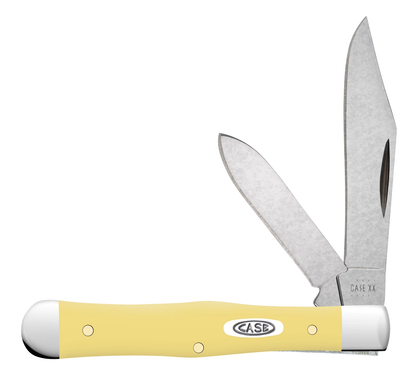 W.R. Case XX Knives Swell Center Jack 81097 Vault Release Yellow Synthetic Pocket Knife