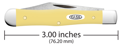 W.R. Case XX Knives Swell Center Jack 81097 Vault Release Yellow Synthetic Pocket Knife
